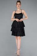 Partykleid Kurz Schwarz ABK2357