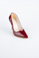 Weinrot Stiletto Lackleder ABR1140
