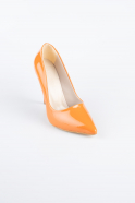 Orange Stiletto Lackleder ABR1140
