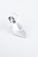Stiletto Steinbesetzt Silber MJ9002