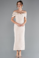 Gold Partykleid Midi ABK2212