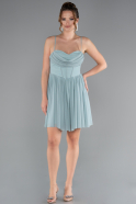 Partykleid Kurz Minzgrün ABK2365