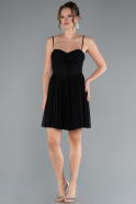 Partykleid Kurz Schwarz ABK2365