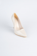 Hautfarben Stiletto Lackleder ABR1140