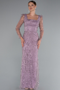 Lavendel Abendkleid Lang ABU4603