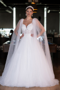 Hochzeitskleider Lang Weiß ABG137