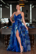 Abendkleid Lang Sächsischblau ABU5053