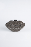 Abendtasche Platin SH831