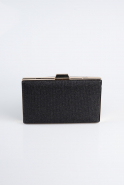 Schwarz-Gold Abendtasche Glitzernd SH801