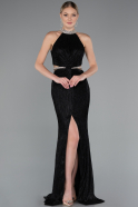 Abendkleid Lang Schwarz ABU4324