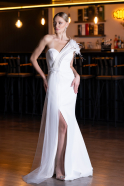 Abendkleid Lang Weiß ABU4969