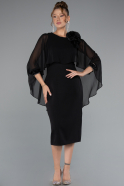 Partykleid Midi Schwarz ABK2382
