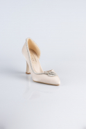 Hautfarben Stiletto Satin MJ8008