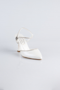 Party-Schuhe Leder Weiß MJD5150