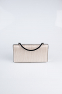 Gold-Silber Kästchen-Tasche Laserschnitt V258