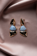 Ohrschmuck Blau BJ1042