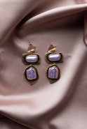 Ohrschmuck Lila BJ1043