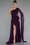 Standesamtkleid Lang Chiffon Violette ABU5144