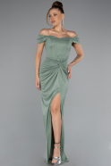 Türkis Abschlusskleid Lang ABU3473