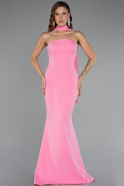 Rosa Abendkleid Lang ABU5097
