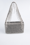 Abendtasche Swarovski Schwarz MN977