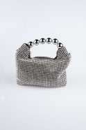 Abendtasche Swarovski Schwarz MN980