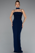Abendkleid Lang Marineblau ABU5181
