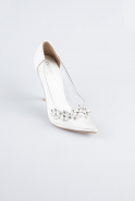 Party-Schuhe Lackleder Weiß AB1150