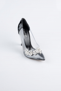 Party-Schuhe Lackleder Schwarz AB1150