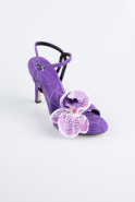 Party-Schuhe Wildleder Violette ABN1151