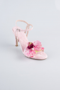 Party-Schuhe Wildleder Puder ABN1151