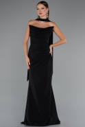 Abschlusskleid Lang Schwarz ABU5216