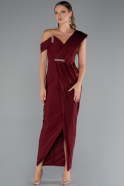 Partykleid Midi Weinrot ABK2423