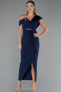 Partykleid Midi Marineblau ABK2423