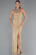 Abendkleid Lang Gold ABU5213