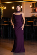 Abschlusskleid Lang Kirschrot ABU5216