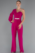 Fuchsie Partykleid ABT133