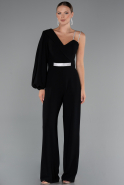 Schwarz Partykleid ABT133