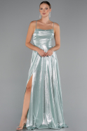 Minzgrün Abschlusskleid Lang ABU4996