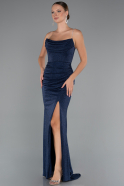 Abschlusskleid Lang Marineblau ABU5245