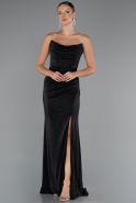 Abschlusskleid Lang Schwarz ABU5245