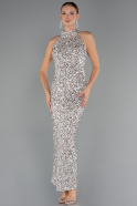 Abendkleid Lang Beige ABK2474