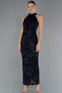 Abendkleid Lang Marineblau ABK2474