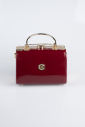 Abendtaschen Lackleder Weinrot KC170