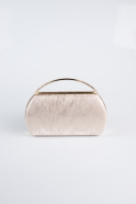 Abendtasche Laserschnitt Gold V351