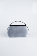 Abendtasche Satin Platin V351