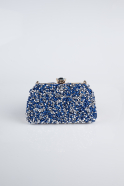 Abendtasche Wildleder Sächsischblau SH849