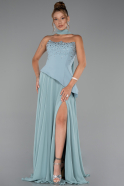 Abendkleid Lang Chiffon Türkis ABU5280