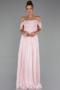 Partykleid Lang Chiffon Puder ABU5283