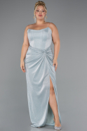 Abendkleid in Übergröße Lang Minzgrün ABU5340